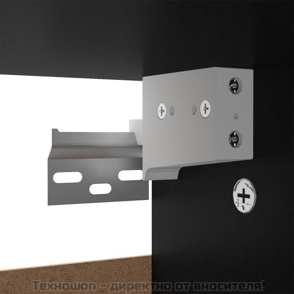 Шкаф за обувки, черен, 60x35x70 см, инженерно дърво