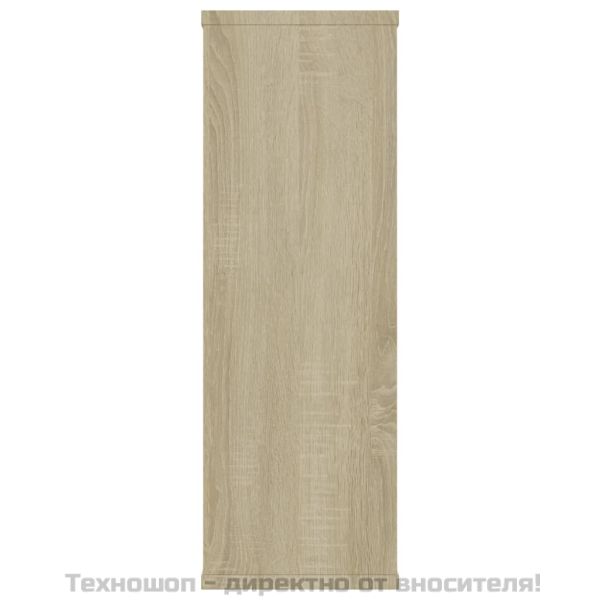 Стенни рафтове, дъб сонома, 104x20x58,5 см, инженерно дърво