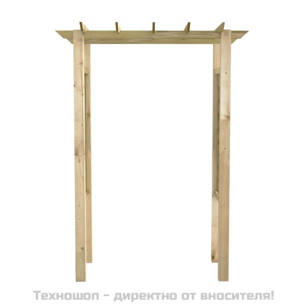 Пергола/арка за рози, 150x60x204 см, импрегнирано дърво