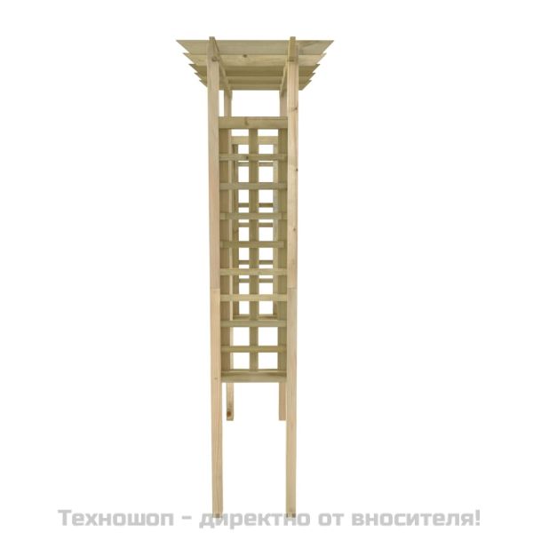 Пергола/арка за рози, 150x60x204 см, импрегнирано дърво