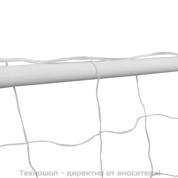 Футболна врата, стомана, 240х90х150 см, високо качество