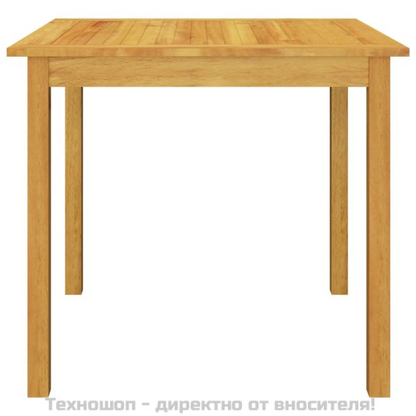 Градински трапезен комплект, 3 части, черен