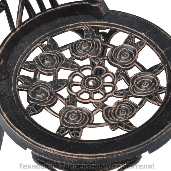 Бистро комплект, 3 части, лят алуминий