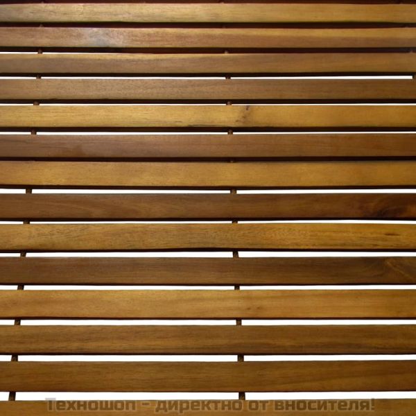 Постелка за баня, акациево дърво, 80 x 50 см