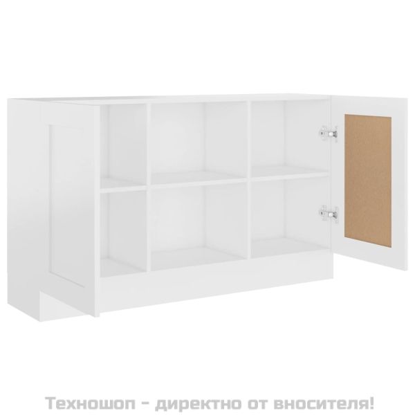 Бюфет, бял, 120x30,5x70 см, ПДЧ