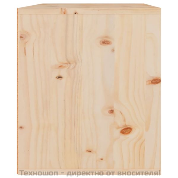 Стенен шкаф, 45x30x35 см, бор масив