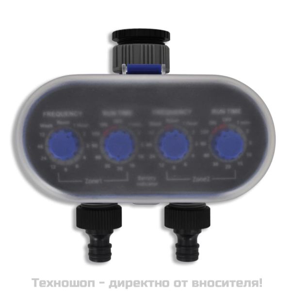 Електронен автоматичен таймер за поливане, двоен изход