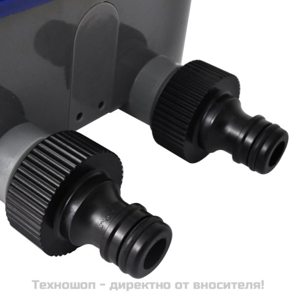 Електронен автоматичен таймер за поливане, двоен изход