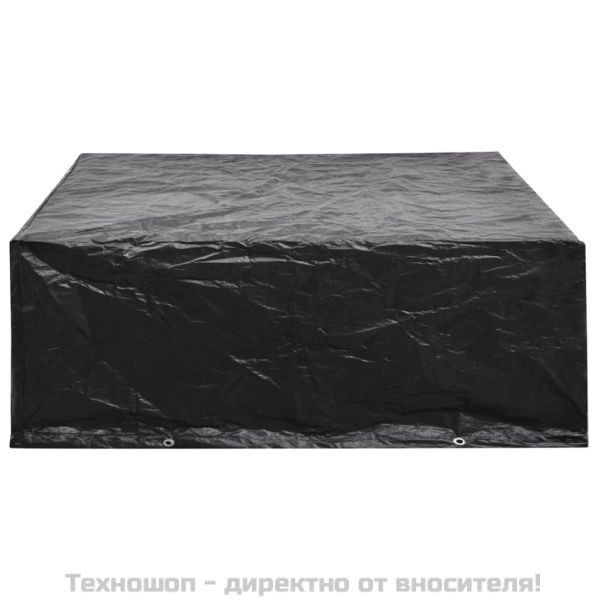 Покривало за градински мебели 8 капси 250x210x90 см