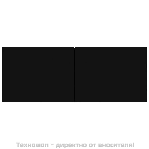 ТВ шкаф, черен, 80x30x30 см, инженерно дърво