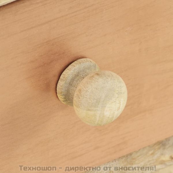 ТВ шкаф, 110x30x45 см, мангово дърво масив