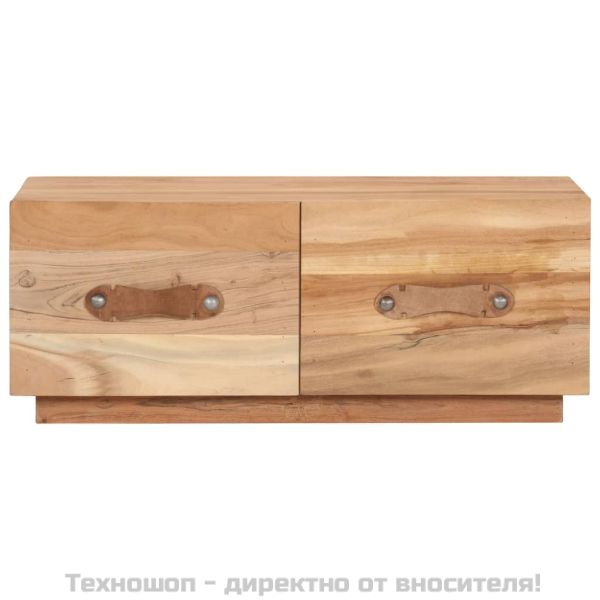 Маса за кафе, 90x50x35 см, регенерирано дърво масив