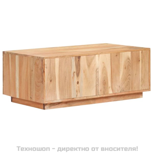 Маса за кафе, 90x50x35 см, регенерирано дърво масив