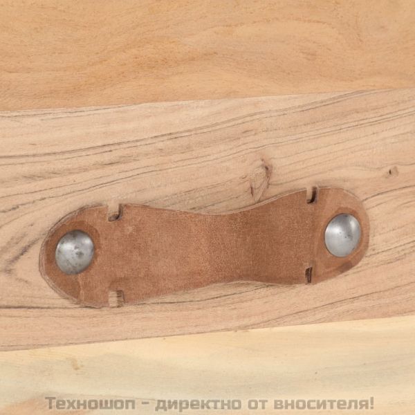 Маса за кафе, 90x50x35 см, регенерирано дърво масив