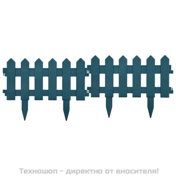 Кантове за тревни площи, 25 бр, зелени, 10 м, PP