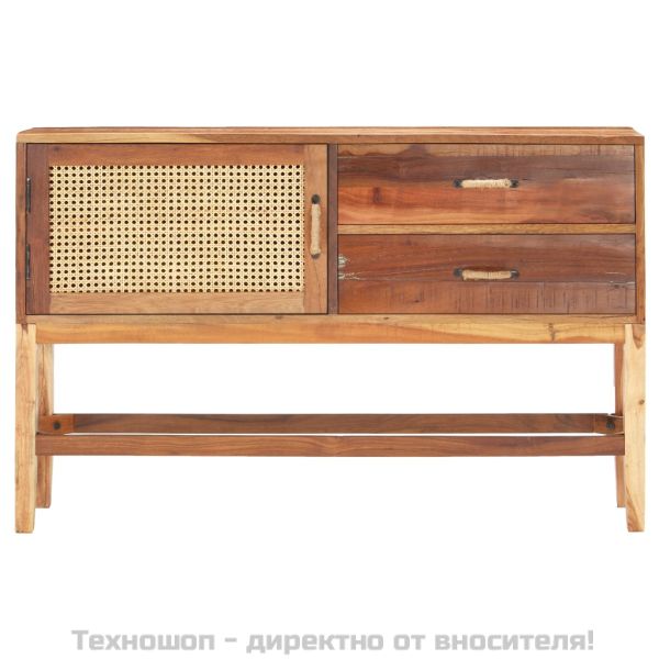 Сайдборд, 118x30x76 см, регенерирана дървесина масив