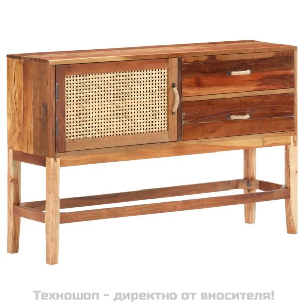 Сайдборд, 118x30x76 см, регенерирана дървесина масив