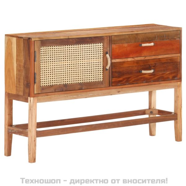 Сайдборд, 118x30x76 см, регенерирана дървесина масив