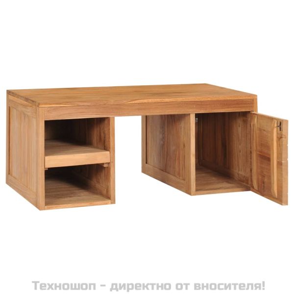 Маса за кафе, 90x50x40 см, тиково дърво масив