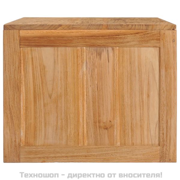 Маса за кафе, 90x50x40 см, тиково дърво масив