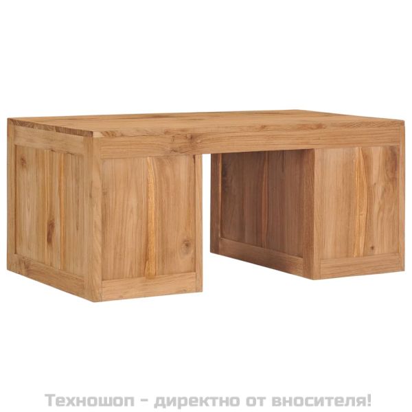 Маса за кафе, 90x50x40 см, тиково дърво масив