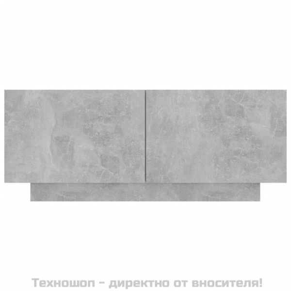 ТB шкаф, сив, 100x35x40 см, инженерно дърво