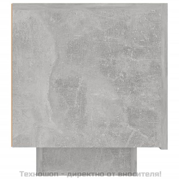 ТB шкаф, сив, 100x35x40 см, инженерно дърво