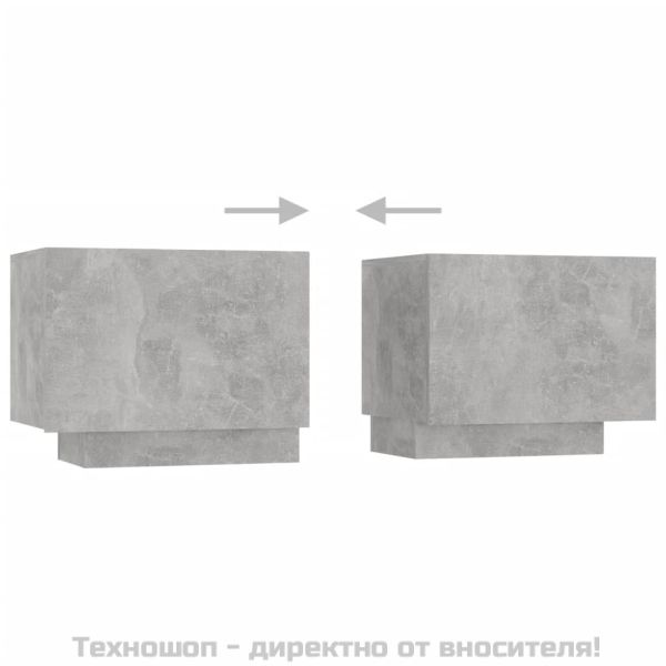 ТB шкаф, сив, 100x35x40 см, инженерно дърво