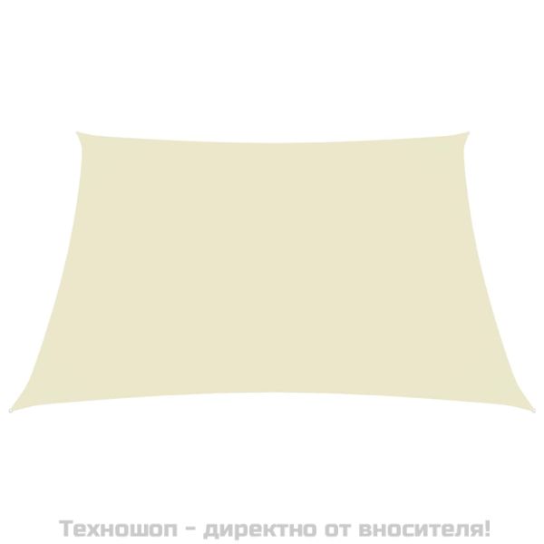 Платно-сенник, Оксфорд текстил, правоъгълно, 2,5x3,5 м, кремаво