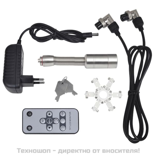 Камера за инспектиране на тръби, 30 м, с DVR контролна кутия