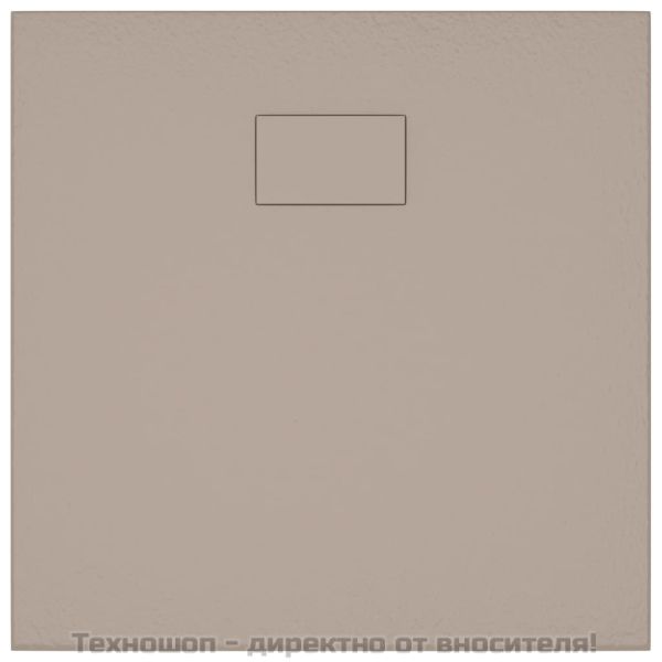 Душ корито, SMC, кафяво, 90x90 см