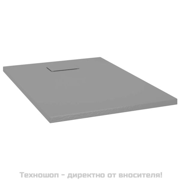 Душ корито, SMC, сиво, 100x70 см