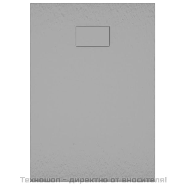 Душ корито, SMC, сиво, 100x70 см