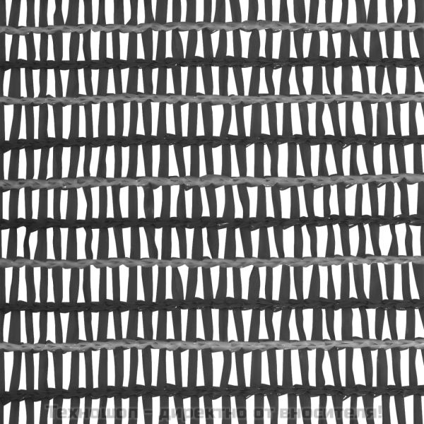 Засенчваща мрежа антрацит 1,5x50 м HDPE 75 г/м²