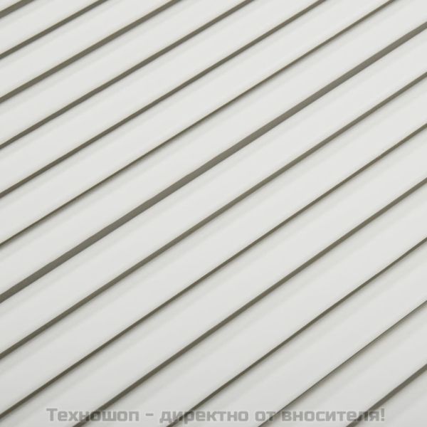 Врати за шкафове решетен дизайн 2 бр бял 61,5x59,4 см бор масив