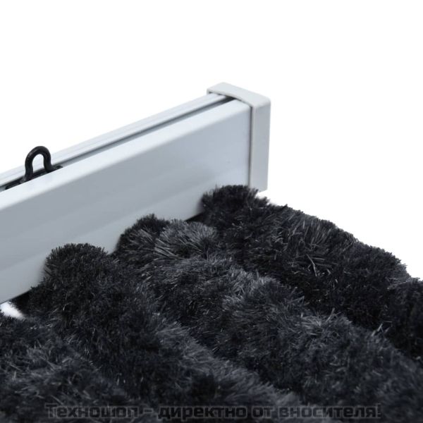 Завеса против насекоми, антрацит, 90x220 см, шенил