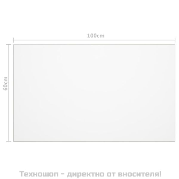 Протектор за маса, матов, 100x60 см, 1,6 мм, PVC