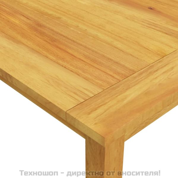 Градински трапезен комплект, 7 части, сив