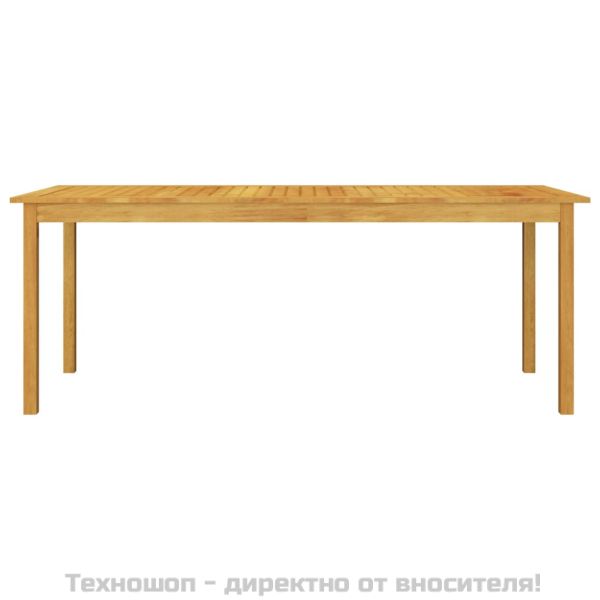 Градински трапезен комплект, 7 части, черен