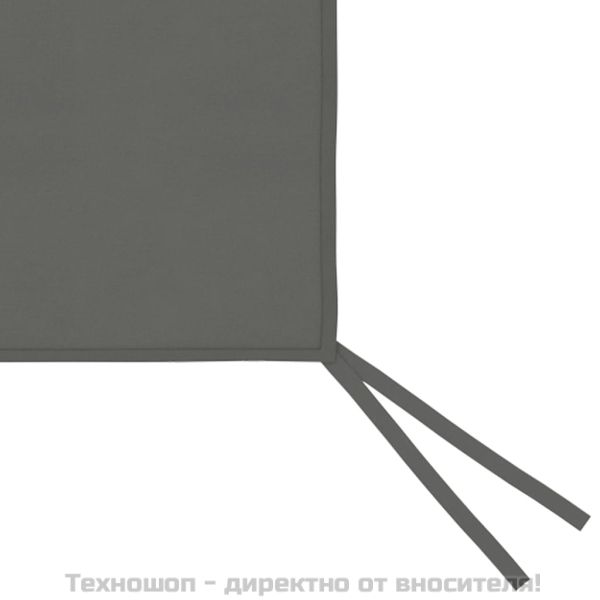 Стени за шатри с прозорци, 2 бр, антрацит