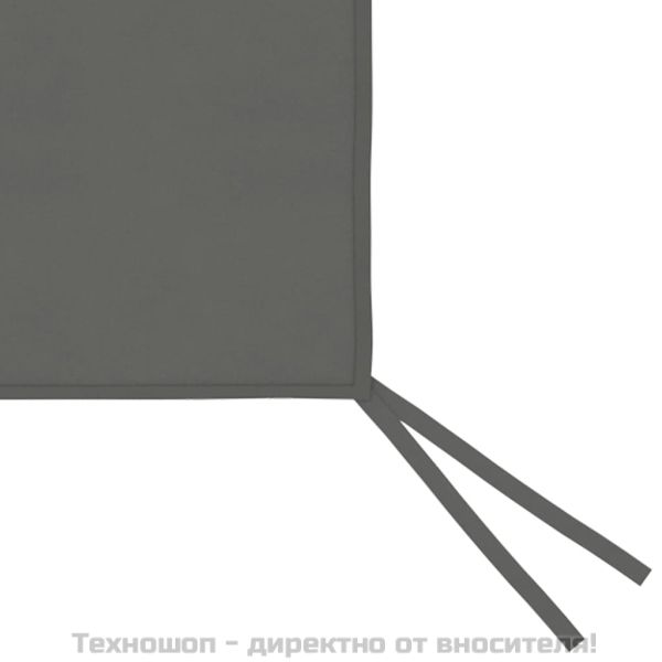 Стени за шатри с прозорци, 2 бр, антрацит