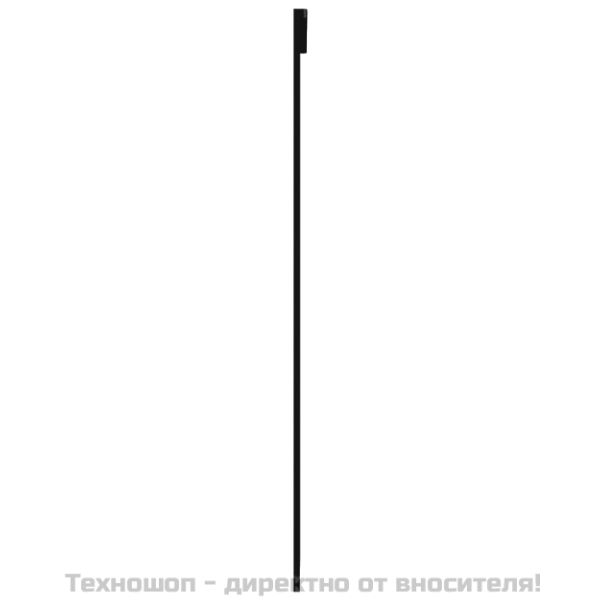 Плъзгаща се врата с механизъм, ESG стъкло и алуминий, 76x205 см