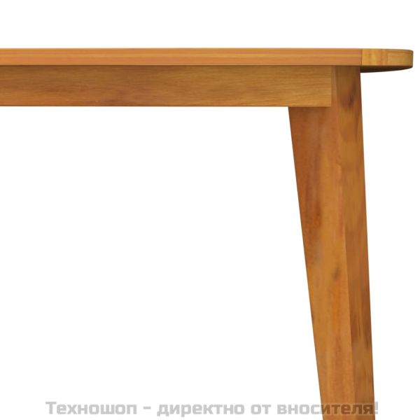 Градинска маса, 110x110x75 см, акация масив