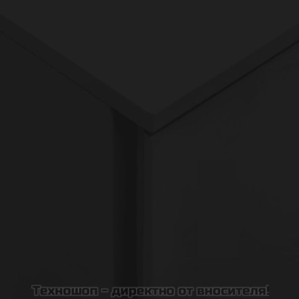 Мобилен офис шкаф, черен, 39x45x60 см, стомана