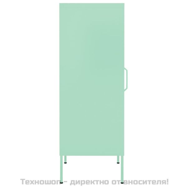 Шкаф за съхранение, мента, 42,5x35x101,5 см, стомана