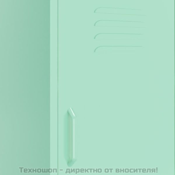 Шкаф за съхранение, мента, 42,5x35x101,5 см, стомана