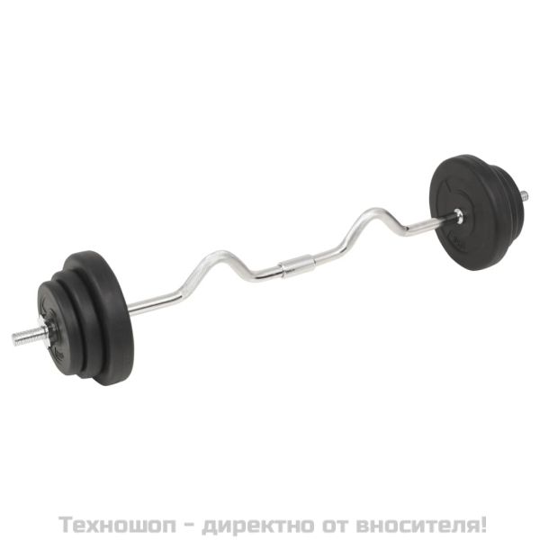 Комплект щанга и дъмбели, 30 кг