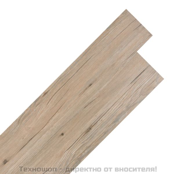 Самозалепващи подови дъски от PVC 5,21 м² 2 мм кафяв дъб