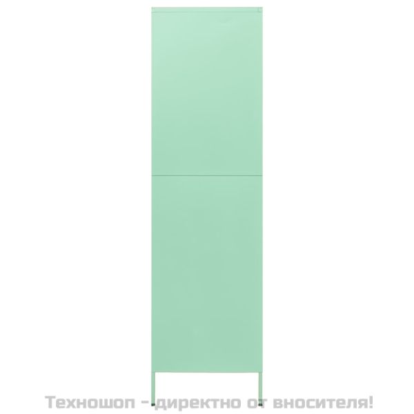 Гардероб, мента, 90x50x180 см, стомана
