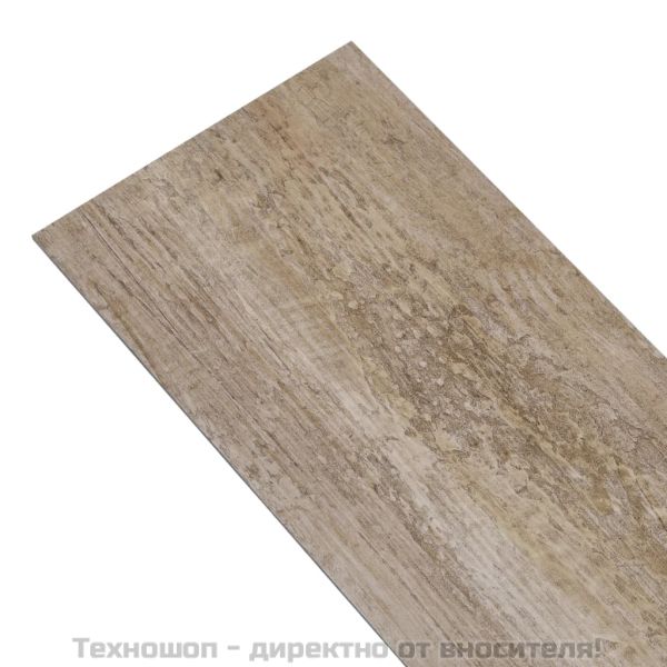 Самозалепващи подови дъски от PVC 5,21 м² 2 мм промито дърво
